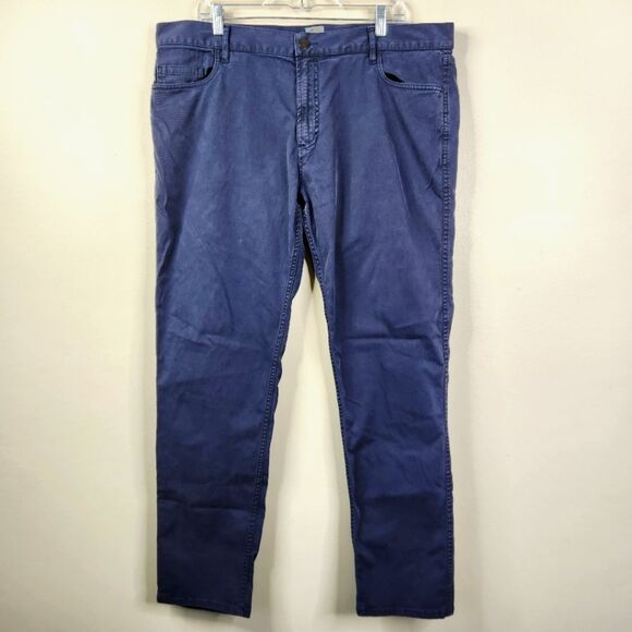 Faherty Mens 5 Pocket Soft Chino Style Organic Cotton Pants 40x32 - Picture 2 of 8